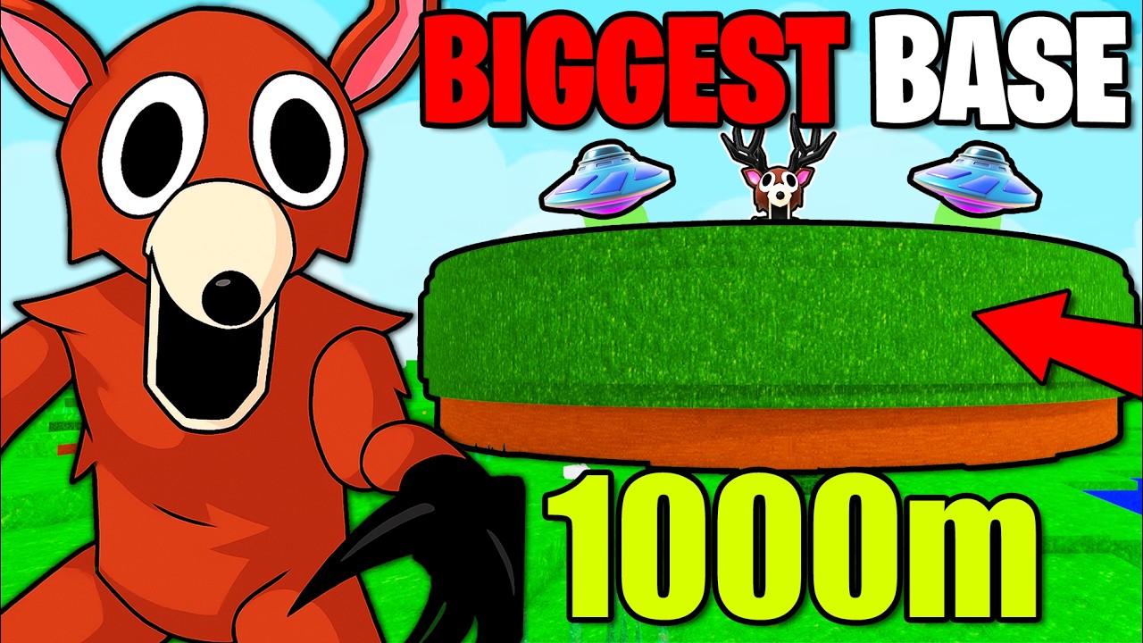 I BUILT The BIGGEST BASE In 99 Nights In The Forest! (World Record