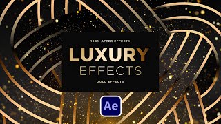 Create Gold Luxury Motion Graphics in After Effects