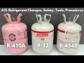 A2l refrigerants r454b and r32 explained bottles changes rules tools