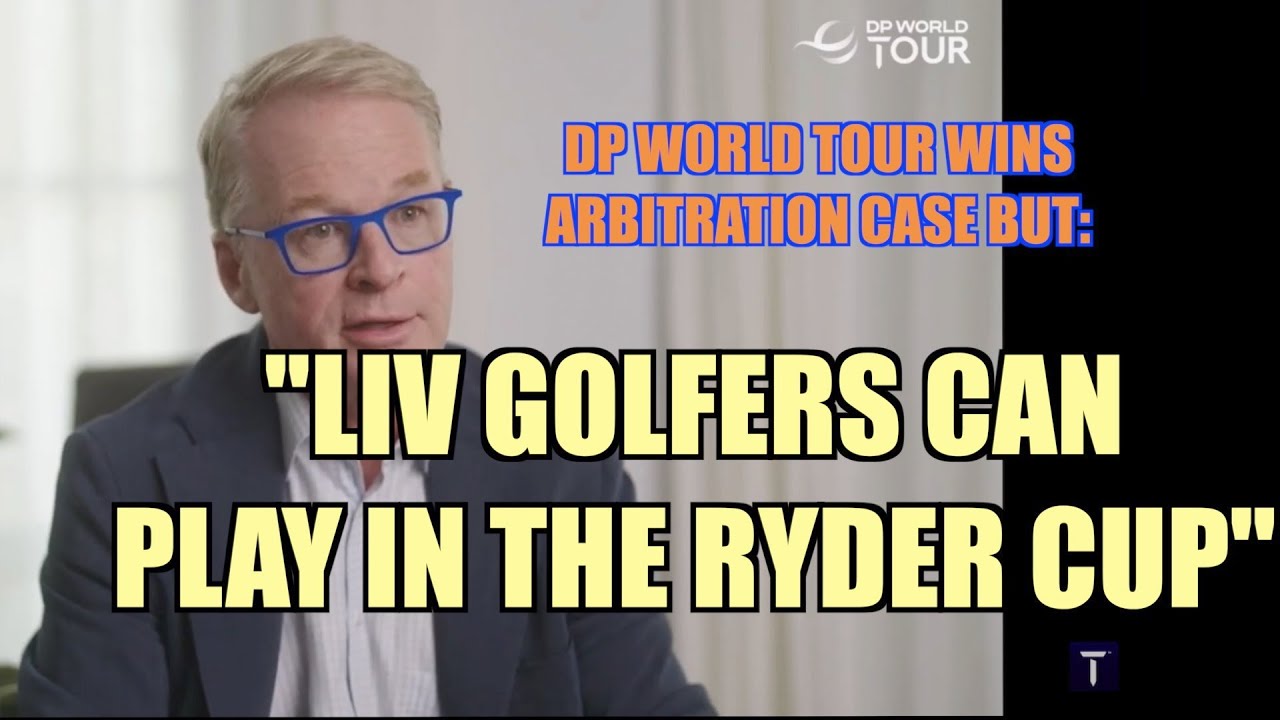 LIV GOLFERS can play in Ryder Cup says DP World Tour CEO Keith Pelley! SHOCKING!