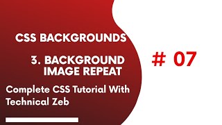 CSS Backgrounds| 3 Background- Image Repeat
