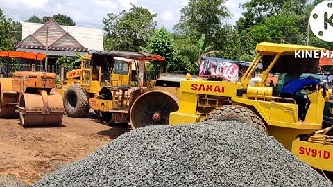 quy trình phun nhựa và rải đá, làm đường nhựa