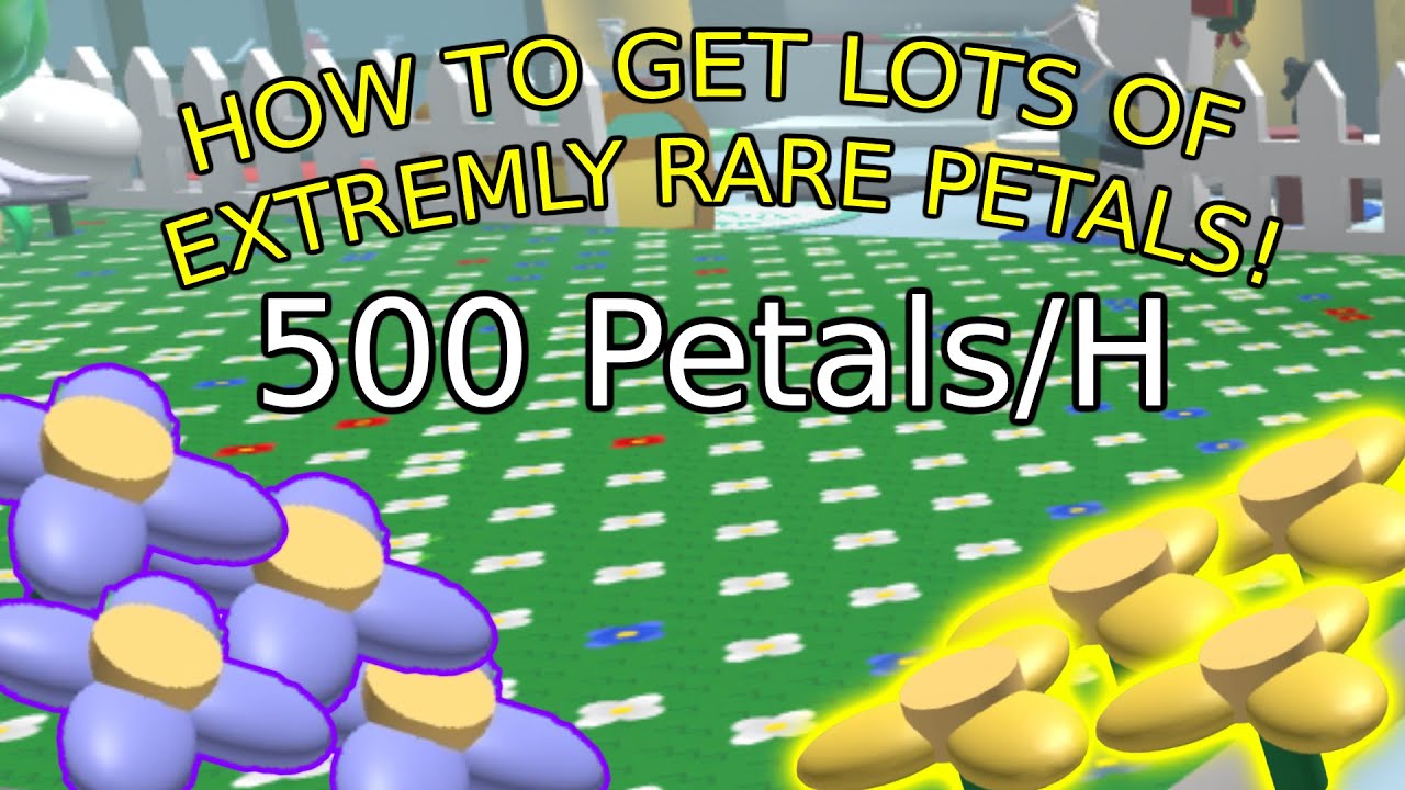 HOW TO GET EXTREMLY RARE PETALS IN - BEE SWARM SIMULATOR!