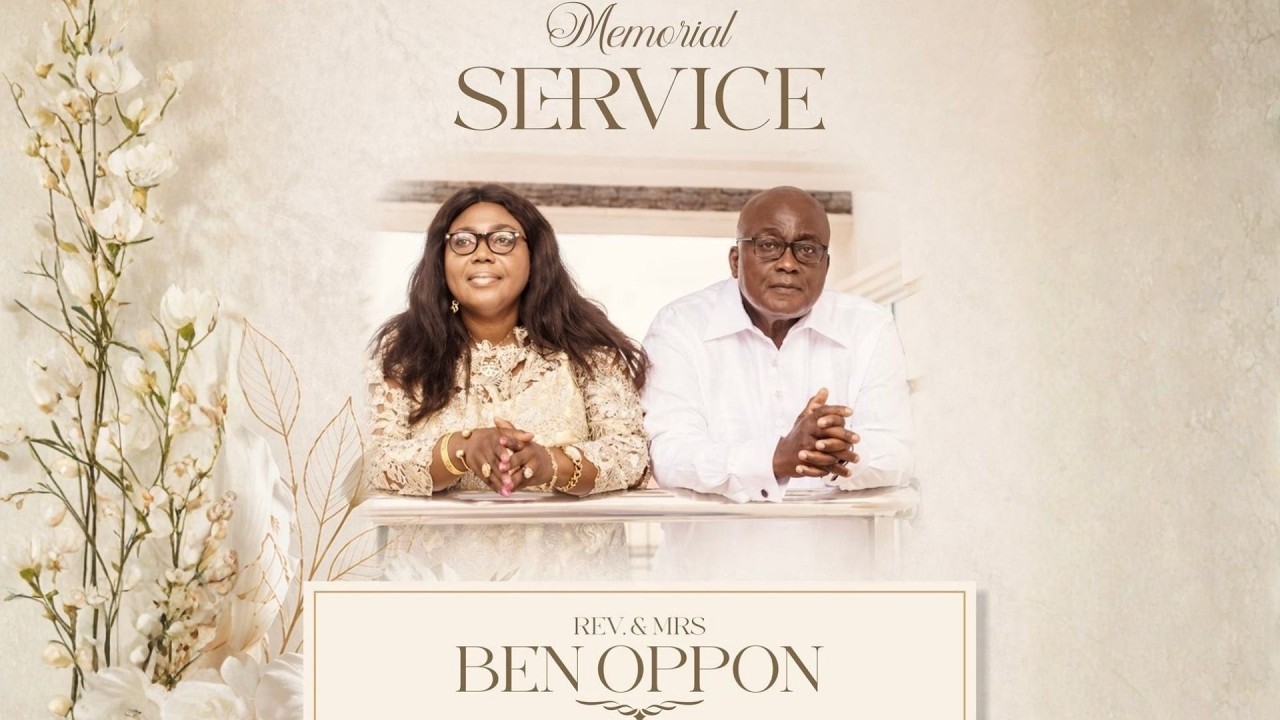MEMORIAL SERVICE FOR REV & MRS OPPON