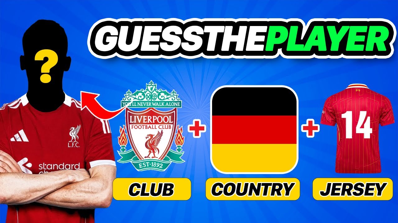 GUESS THE PLAYER ⚽️ CLUB + NATIONALITY + JERSEY NUMBER SEASON 2025/2026 | QUIZ FOOTBALL 2025