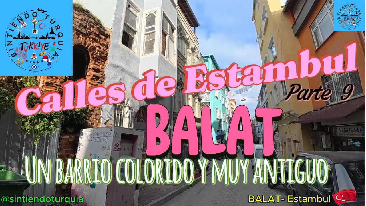 🇹🇷 Camınando por Balat, un barrio muy colorido de Estambul mas antiguo.