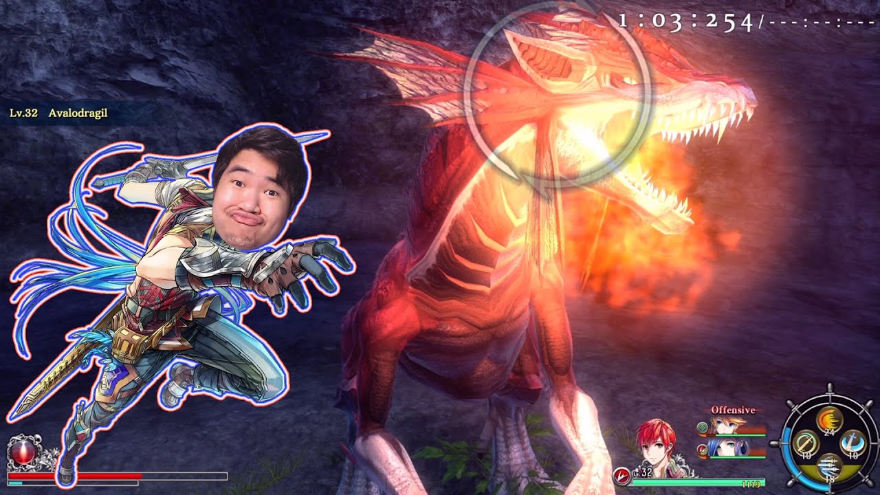 The World's WORST Ys Player VS. Avalodragil 🦖 (Inferno Time Attack) | Ys VIII: Lacrimosa of Dana