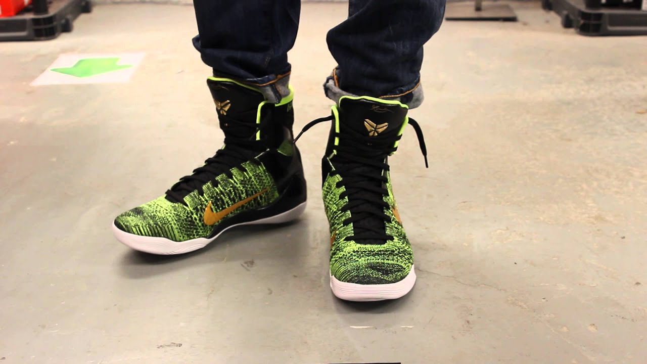 kobe 9 elite on feet