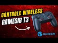 GAMESIR T3 WIRELESS CONTROLE - SERÁ QUE VALE?#unboxing #gamesir #wireless #aliexpress