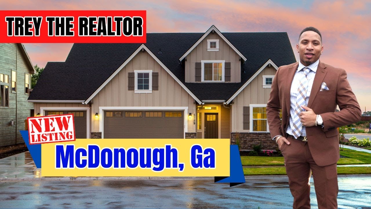 Trey the Realtor New Listing and Tour of Home in McDonough