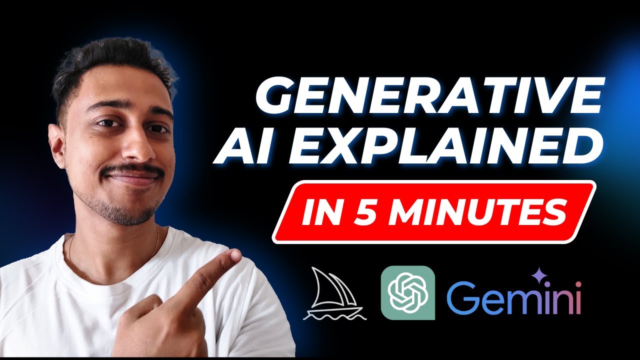 Generative AI Explained in 5 minutes | ChatGPT | LLM | GANS - @dsbrain ...