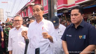 Keterangan Pers Presiden Jokowi Saat Kunjungi Pasar Natar, Lampung Selatan, 5 Mei 2023