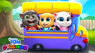 Road Trip Chaos 🚌🤣 My Talking Tom Friends Gameplay screenshot 1