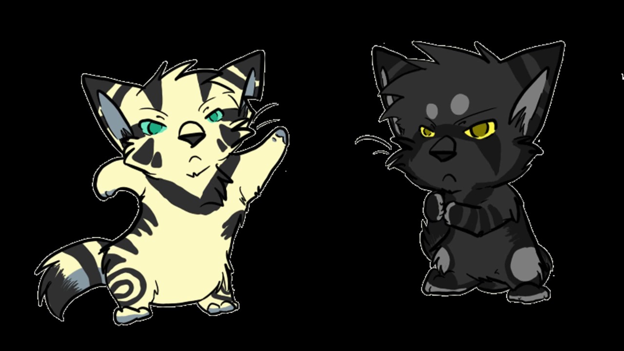 Картинки коты воители долгохвост для срисовки