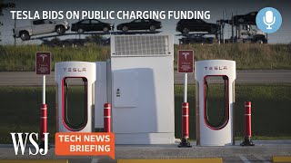 Tesla Looks to Open Its EV Charging Network to Competitors | Tech News Briefing Podcast | WSJ