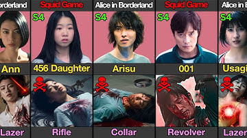 Every Death Reason of Squid Game vs Alice in Borderland | Season 4 Spoiler