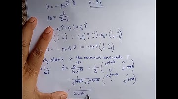 PG2 Quantum Statistical Mechanics -- Density Matrix Examples