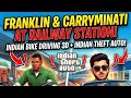 Franklin and Carry minati going to at Railway station | Indian bikes driving 3D | indian theft auto