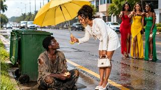 Kind Girl Took A Homeless Beggar Home, Not Knowing He Is A Billionaire