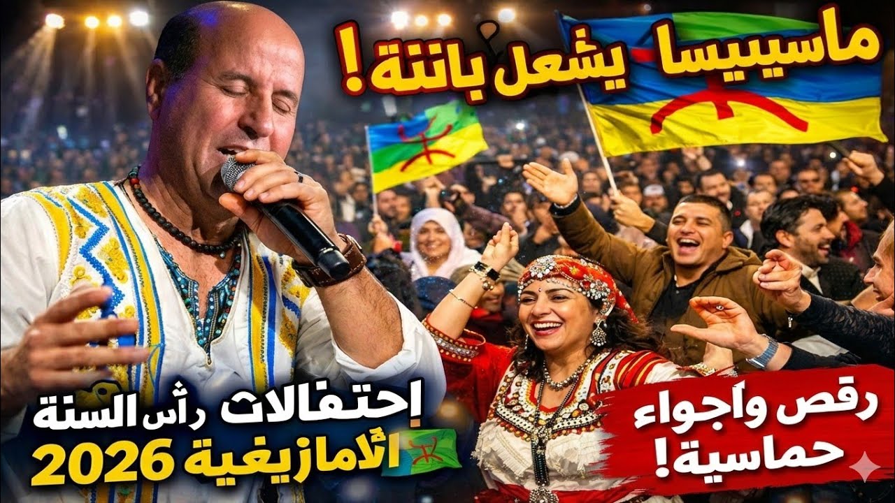 الفنان ماسينيسا يشعل أجواء باتنة في احتفالات رأس السنة الأمازيغية 2026 رقص شاوي وتفاعل جماهيري رائع