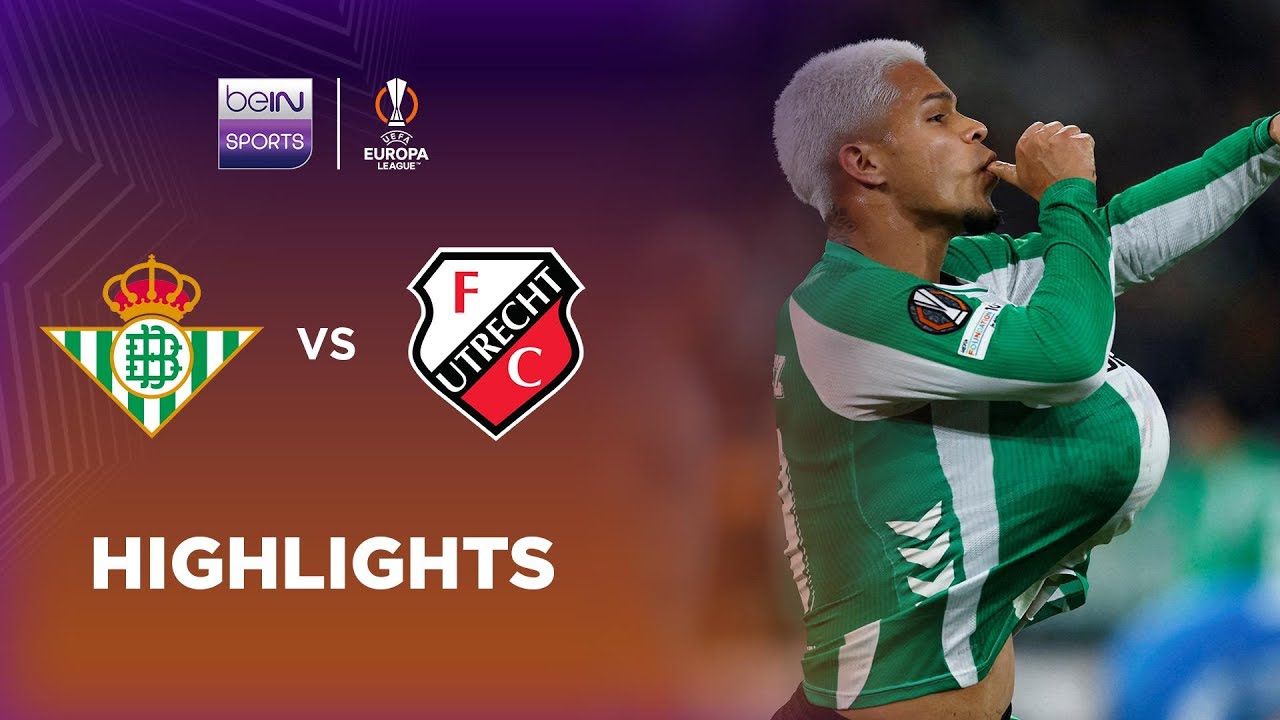 ไฮไลท์ฟุตบอล เรอัล เบติส 2-1 อูเทร็คท์ | ยูโรปา ลีก ไฮไลต์ Europa League 25/26 ไฮไลท์ฟุตบอล เรอัล เบติส 2-1 อูเทร็คท์ | ยูโรปา ลีก ไฮไลต์ Europa League 25/26