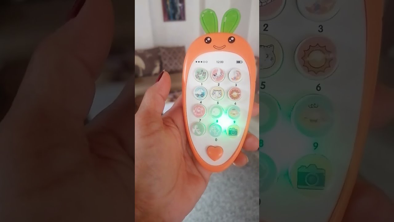 CUTE LEARNING PHONE TOY Digitallearning Satisfying Soundeffects Phonetoy Amazing Video Toys