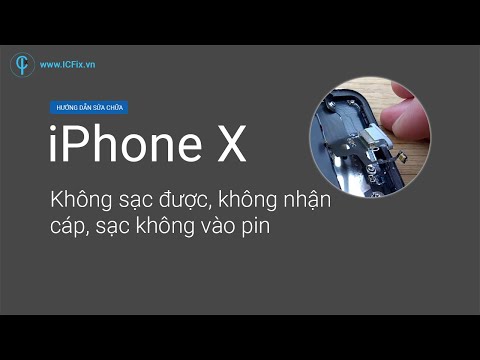 Hướng Dẫn Sửa iPhone X Không Sạc Được, Không Nhận Cáp, Sạc Không Vào Pin