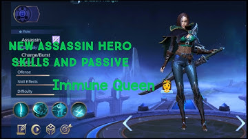 BENEDETTA(SKILL VIEW) NEW ASSASSIN IN MLBB - MOBILE LEGENDS BANG BANG