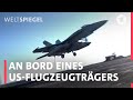 NATO-Übung im Ukraine-Konflikt: An Bord eines US-Flugzeugträgers