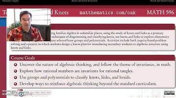 596.0 Introduction to Topics in Knots and Algebra