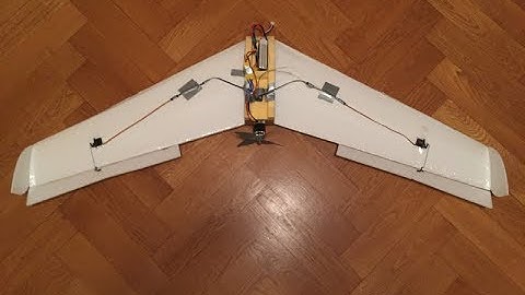 Maiden Flight 1.3m  Flying Wing
