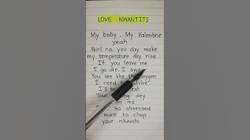Thumbnail of Love Nwantiti Lyrics