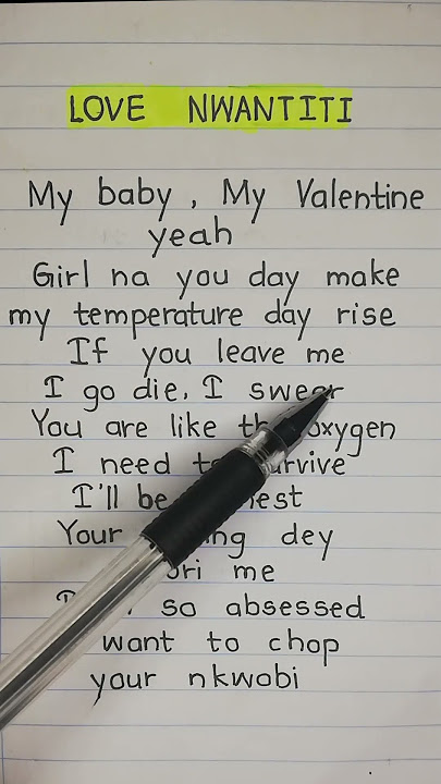 Love Nwantiti Lyrics