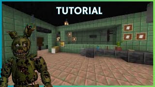 Minecraft Tutorial: How To Make Five Nights at Freddy's 3! (New Version)