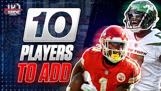 10 Must Add Players for Week 3 of Fantasy Football | 5-Wide Fantasy