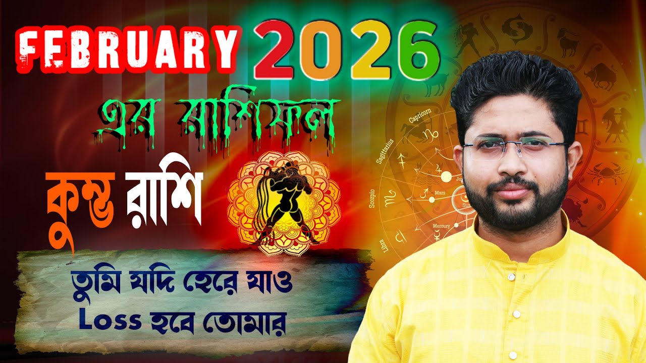 কুম্ভ রাশি। Aquarius Sign🏺। ফেব্রুয়ারি ২০২৬ সম্পর্কে জানুন ।