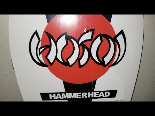 Christian Hosoi OG White Hammerhead Reissue Skateboard Deck 10.5