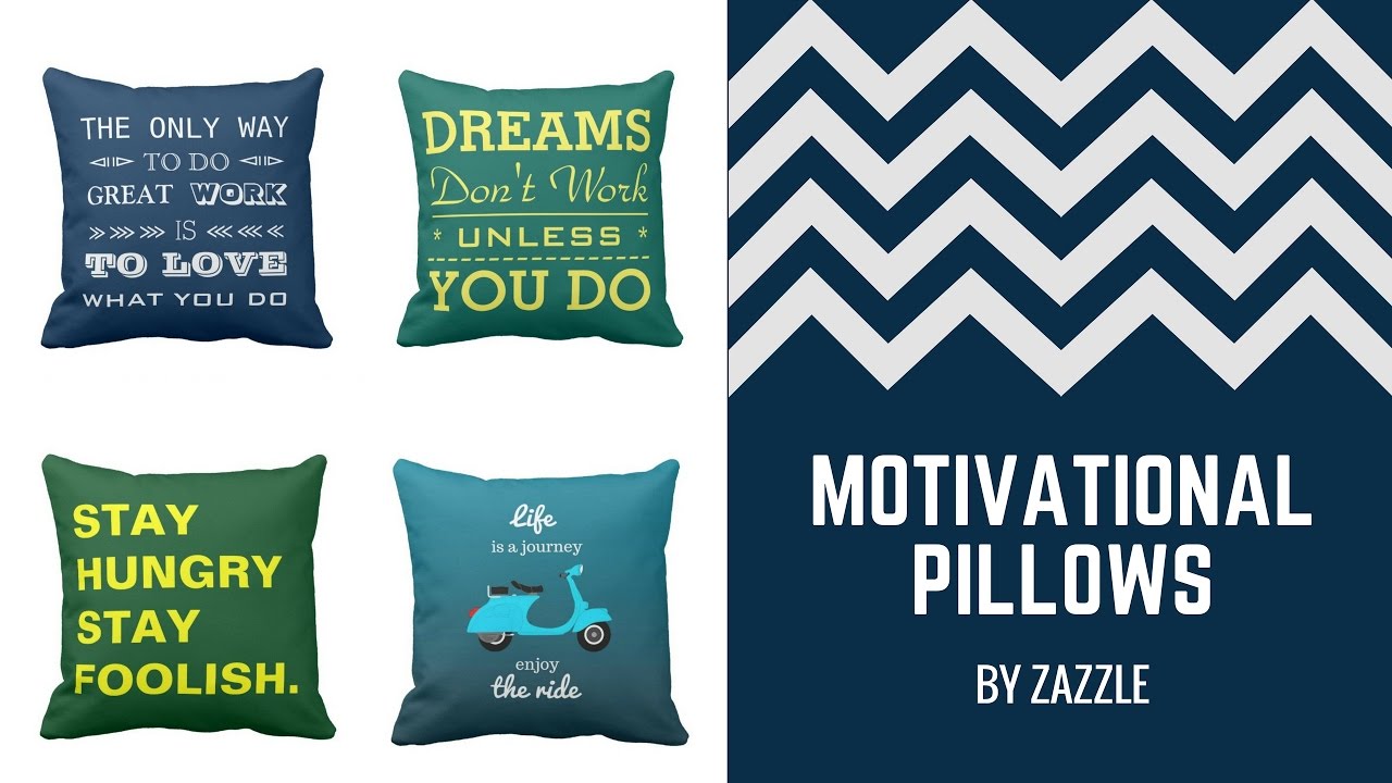 Inspirational Pillows | Motivational Pillows by Zazzle