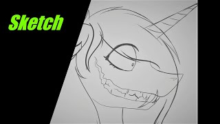 OC reference sketch SPEEDPAINT 13+