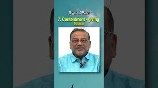 Contentment Giving Grace Explained | Types of Grace - Part 7 | Rev. Dr. J.N. Manokaran