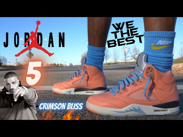 JORDAN 5 WE THE BEST CRIMSON BLISS DETAILED REVIEW & ON FEET W