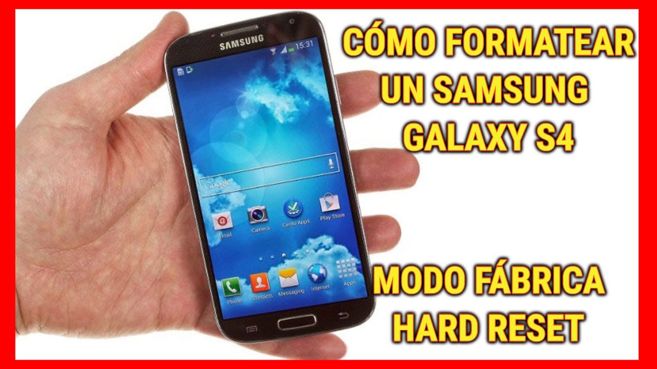 Como reiniciar un samsung