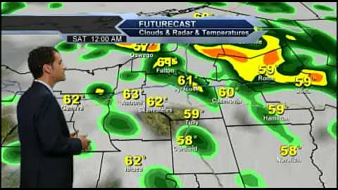 Friday morning weather forecast for May 15, 2015