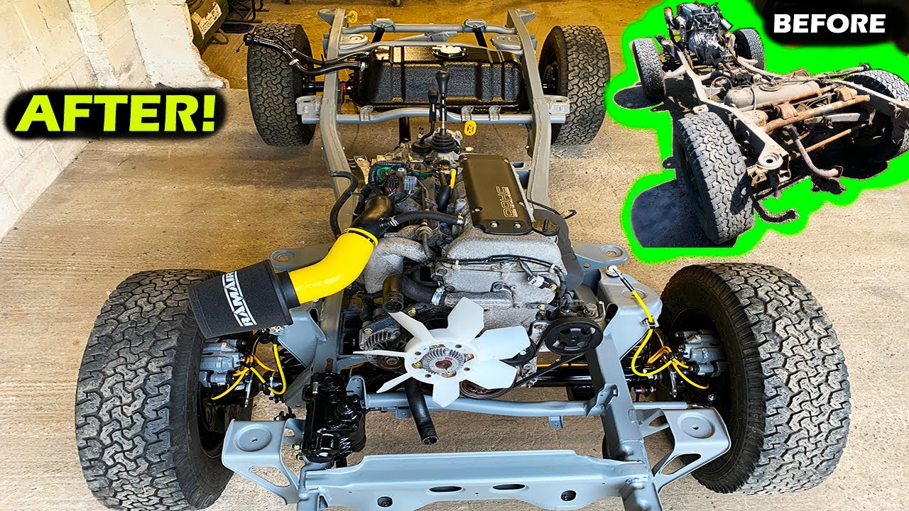 Suzuki Jimny Rebuild Rolling Chassis Before & After YouTube