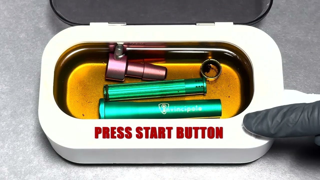 Ultrasonic Cleaning of Bong Bowl and Downstem