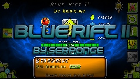 Blue Rift II by Serpong - Geometry Dash 2.1