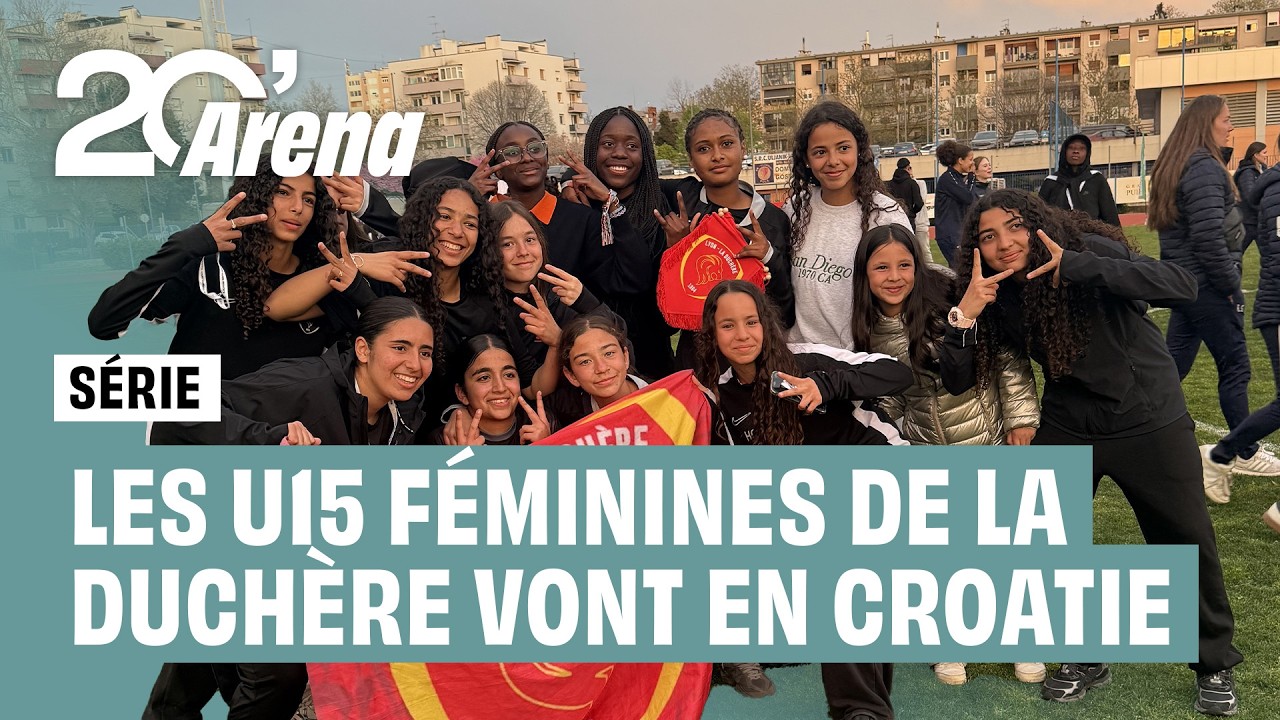 L'équipe U15 féminine, partie en Croatie pour disputer son premier tournoi international.