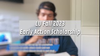 Liberty University Early Action Scholarship Submission [Fall 2023]