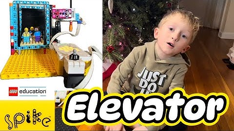 Project #4 (Elevator) - LEGO Education SPIKE Prime robot & Scratch Coding for kids STEM