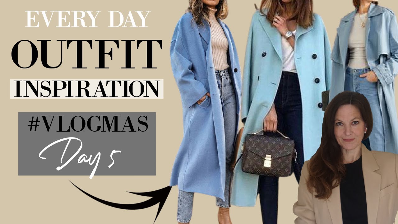 Outfit Inspiration EVERY DAY for OUTFIT Vlogmas #5 - YouTube